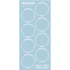 Team Associated RC10F6 Tire Decals, white (ASC8692)