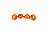 Assault RC Revolver M4 Serrated Wheel Nut Set (Orange) (4)