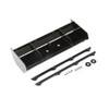 Team Losi Racing Plastic 1/8 Buggy Wing w/Wickerbill (Black) (IFMAR Legal) (TLR240010)