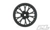 Pro-Line 2WD Pomona Drag Spec 2.2" Front Drag Racing Wheels (2) w/12mm Hex (Black) (PRO2775-03)