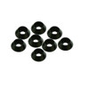 Ultimate Racing 3mm Aluminum Cap Head Cone Washer (8) (Black)