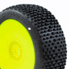 ProCircuit H-Block V2 Buggy Tires (C1) Super Soft - Pre-Mounted (Yellow) (2) (PCY2001-C1)