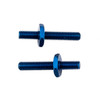 Team Associated RC10B6.3 FT Battery Strap Shoulder Screws, blue aluminum