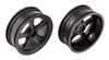 Team Associated DR10 Drag Front Wheels, black (ASC71079)