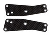 Team Associated RC8T3.2 FT Front Upper Suspension Arm Inserts (1.2mm) (Carbon Fiber) (ASC81482)