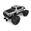 Pro-Line Ram 1500 TRX Pre-Cut Monster Truck Body painted and on a X-Maxx rear view