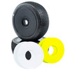 ProCircuit Hot Dice V2 Buggy Tires (C2) Soft - Pre-Mounted (Black) (2) (w/Yellow & White Wheel Dots)