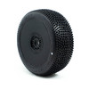 ProCircuit Hot Dice V2 Buggy Tires (C3) Medium- Pre-Mounted (Black) (2) (w/Yellow & White Wheel Dots)