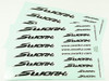 SWORKz Speed Logo Sticker (PushBar)(BK)(2pc)