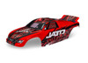 TRAXXAS Body, Jato®, Red (painted, decals applied)