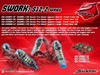 SWORKz 1/10 Series Pro-Shock System Shorter Travel Rear Set (SW212007SR) graphic
