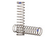 Springs, shock (natural finish) (GTS) (0.61 rate, blue stripe) (2)
