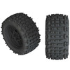 ARRMA 1/10 dBoots Backflip LP 3.8 Pre-Mounted Tires, (17mm) (2) 