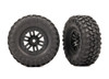 Tires & wheels, assembled (black 1.0" wheels, Canyon Trail 2.2x1.0" tires) (2)
