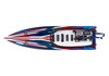 TRAXXAS Spartan SR Brushless 36"Boat RTR w/TQi 2.4GHz TSM - Red