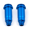 Team Associated Shock Bodies, 12x27.5 mm, front, Blue Aluminum
