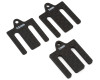 Team Associated RC10B7 Factory Team Carbon Fiber Front Bulkhead Shims (3) (0.5/1.0/2.0mm)