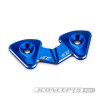 JConcepts RC10B7 Aluminum 1-Piece Rear Wing Button (Blue)