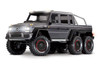 Traxxas TRX-6 1/10 6x6 Trail Crawler w/Mercedes-Benz G 63 AMG Clipless Body w/TQi 2.4GHz Radio (Silver)