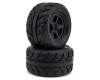 UpGrade RC Low-Pro BELTED Street Radials 2.8" Pre-Mounted On-Road Tires w/5-Star Wheels (2) (17mm/14mm/12mm Hex)
