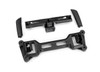 Front and rear body latches for clipless Rustler® bodies.