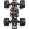 Losi 1/18 Mini LMT Zombie 2S 4X4 RTR Brushed Monster Truck (Battery & Charger Included), Red