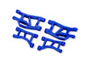 Traxxas Blue Front Upper & Lower Suspension Arms (L&R)