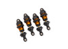 Traxxas Orange Aluminum Mini GTR Short Shocks (4)