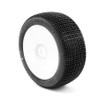 ProCircuit Addictive V2 Buggy Tires (S1) Super Soft- Pre-Mounted (White) (2)