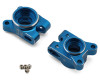 Team Associated RC10B7 Factory Team Aluminum Rear HRC Hub Set (Blue) (2) (-4mm)