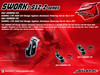 SWORKz 1/10 2WD Uni-Design System Aluminum Steering Servo Horn 23T