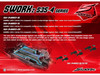 SWORKz Pro-composite Carbon Arched-Bridge-System Rear Lower Arm Cover(2.0mm)(2)