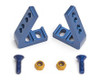 Team Associated FT Angled Servo Mounts (Blue) (ASC4562)