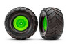 Traxxas Tires & wheels, chrome wheels, Terra Groove dual profile tires