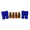 Assault RC High Current EC8 Connectors (2) (Female/Battery)