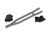 Traxxas Slate Gray Battery Hold-Down w/ Retainers