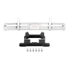INJORA CNC Aluminum Front Rear Bumper with Dual Exhaust for 1/18 TRX4M High Trail F150