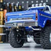 INJORA CNC Aluminum Front Rear Bumper with Dual Exhaust for 1/18 TRX4M High Trail F150