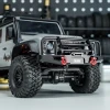 INJORA CNC Aluminum Front Rear Bumper with Lights for 1/18 TRX4M Defender (4M-88)