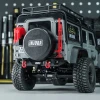 INJORA CNC Aluminum Front Rear Bumper with Lights for 1/18 TRX4M Defender (4M-88)