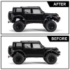 INJORA CNC Aluminum Shock Mounts Height Lift Kit for 1/18 TRX4M Defender Bronco Stock Shocks