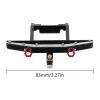 INJORA CNC Aluminum Front Rear Bumper for 1/18 TRX4M Defender (4M-41)