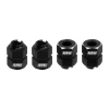 INJORA 9mm(+5mm) Extended Wheel Hexes for 1/18 TRX4M (Black)