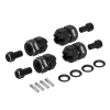 INJORA 9mm(+5mm) Extended Wheel Hexes for 1/18 TRX4M (Black)