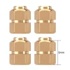 INJORA 9mm(+5mm) Extended Wheel Hexes for 1/18 TRX4M (Gold)