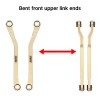 INJORA Brass High Clearance Links for 1/18 TRX4M High Trail K10/F150 (Gold)