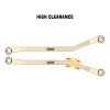 INJORA Brass High Clearance Links for 1/18 TRX4M High Trail K10/F150 (Gold)