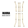 INJORA Brass High Clearance Links for 1/18 TRX4M High Trail K10/F150 (Gold)