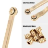 INJORA Brass High Clearance Links for 1/18 TRX4M High Trail K10/F150 (Gold)