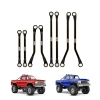 INJORA Brass High Clearance Links for 1/18 TRX4M High Trail K10/F150 (Black)